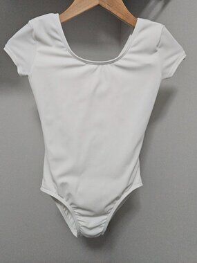 Weissman White Leotard